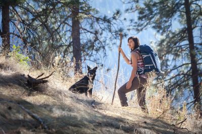 Vernon, BC - Out on a family daytrip with daughter and dog.